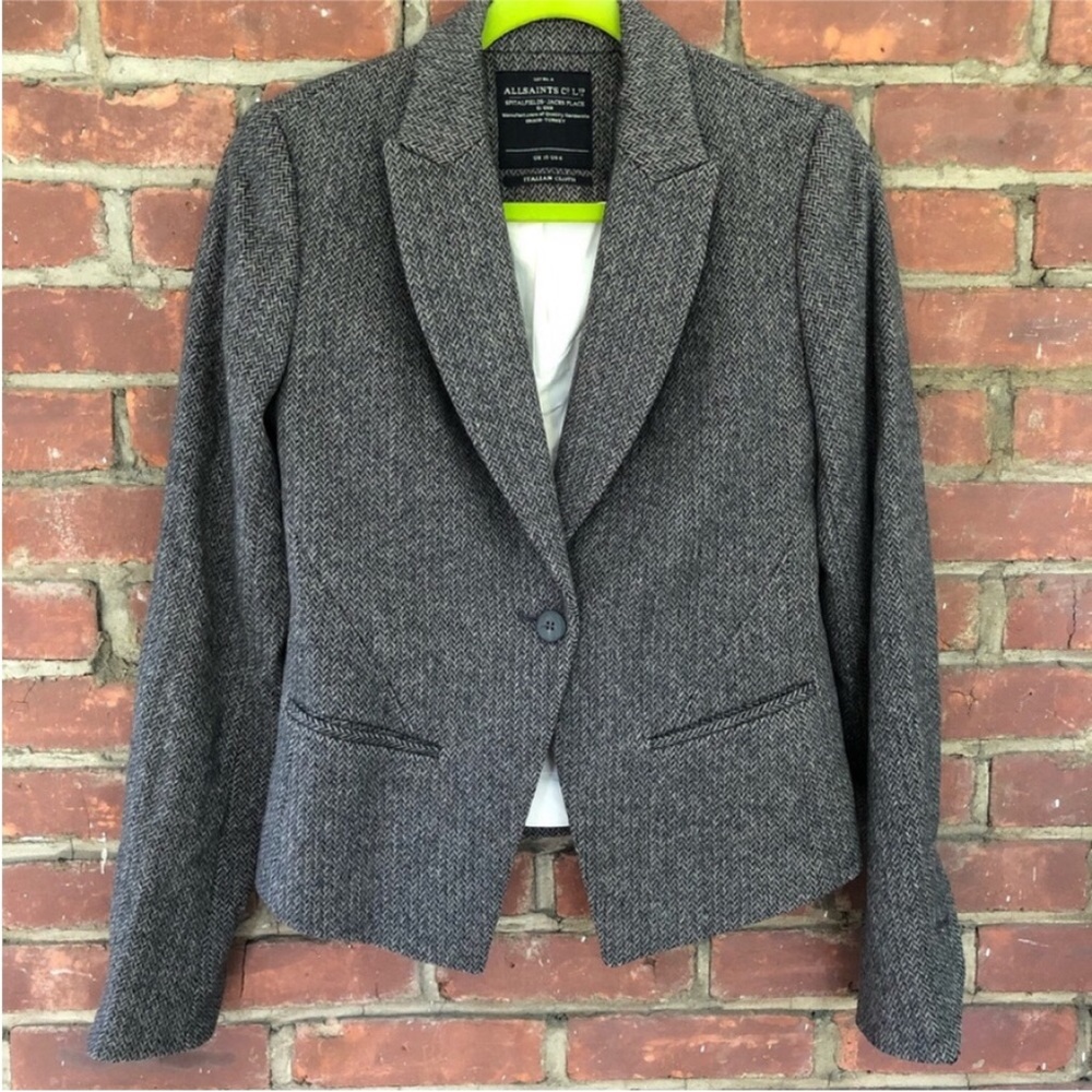 All Saints Wool Blazer